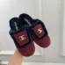 Chanel Double C Turnlock Shearling Lined Mule Slippers #A68539