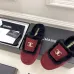 Chanel Double C Turnlock Shearling Lined Mule Slippers #A68539
