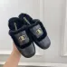 Chanel Double C Turnlock Shearling Lined Mule Slippers #A68540