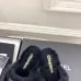 Chanel Double C Turnlock Shearling Lined Mule Slippers #A68540