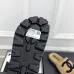 Chanel Women’s Beige Fuzzy Slippers with Black CC Logo, Platform Sandals #A69894
