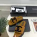 Chanel Women’s Fuzzy Slide Sandals – Mustard & Black CC Logo Slippers with Platform Sole #A69890