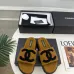 Chanel Women’s Fuzzy Slide Sandals – Mustard & Black CC Logo Slippers with Platform Sole #A69890
