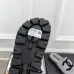Chanel Women’s Gray Fuzzy Slippers with Black CC Logo, Soft Shearling Sole, Flat Slide Design #A69891