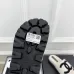 Chanel Women’s White Fuzzy Slippers with Black CC Logo, Platform Sandals #A69892