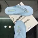 Chanel shoes for Women's Chanel Fashion flip flops Black/Blue/Yellow/White #B48537