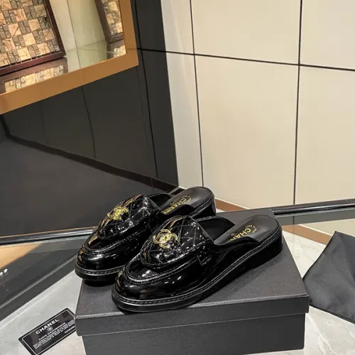 Chanel shoes for Women's Chanel slippers Moccasins Lambskin Fashion #B48546