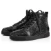 2020 Christian Louboutin red bottoms men women fashion luxury designer shoes spike high top sneakers black white bred grey leather suede flats casual shoe #99896751
