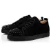 2020 Christian Louboutin red bottoms men women fashion luxury designer shoes spike high top sneakers black white bred grey leather suede flats casual shoe #99896751