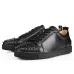 2020 Christian Louboutin red bottoms men women fashion luxury designer shoes spike high top sneakers black white bred grey leather suede flats casual shoe #99896751