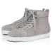 2020 Christian Louboutin red bottoms men women fashion luxury designer shoes spike high top sneakers black white bred grey leather suede flats casual shoe #99896751