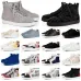 2020 Christian Louboutin red bottoms men women fashion luxury designer shoes spike high top sneakers black white bred grey leather suede flats casual shoe #99896751