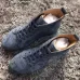 Christian Louboutin New Grey/Blue Suede Genuine Leather Sneakers Shoes High Top Famous Brands Red Bottom Sneaker Shoes Men Women Causal Party Dress Wedding #99896752
