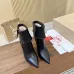 Christian Louboutin Black Leather Ankle Boots with Pointed Toe, 100mm Stiletto Heel & Red Sole #A69801