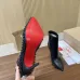 Christian Louboutin Black Leather Studded Ankle Boots, Pointed Toe, 100mm Stiletto Heel, Red Sole #A69802
