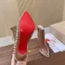 Christian Louboutin Tan Leather Studded Ankle Boots, Pointed Toe, 100mm Stiletto Heel, Red Sole #A69803