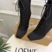 Christian Louboutin Women’s Black Lace-Up Ankle Boots with 10cm Stiletto Heel & Red Sole #A69835
