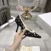 Dior 26SS Runway Embroidered Pointed‑Toe Pumps 8.5cm Heel #A68655
