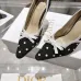 Dior 26SS Runway Embroidered Pointed‑Toe Pumps 8.5cm Heel #A68655