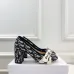 Dior J'ADIOR Bow Ribbon Tweed Block‑Heel Pumps 7.5cm Heel #A68576