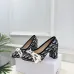 Dior J'ADIOR Bow Ribbon Tweed Block‑Heel Pumps 7.5cm Heel #A68576