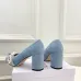 Dior J'ADIOR Bow Ribbon Tweed Block‑Heel Pumps 7.5cm Heel #A68577