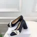Dior J'ADIOR Bow Ribbon Tweed Block‑Heel Pumps 7.5cm Heel #A68578