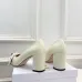 Dior J'ADIOR Bow Ribbon Tweed Block‑Heel Pumps 7.5cm Heel #A68579