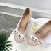 Dior J'ADIOR Bow Ribbon Tweed Block‑Heel Pumps 7.5cm Heel #A68580