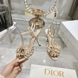 Dior Spring Summer New High-Heel 7.5 cm Sandals  Butterfly  Floral Design   #B63459