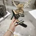 Snake Print Dior Style High Heel Mule Sandals for Women 8.5cm #B63461