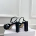 Dior CD Buckle One‑Strap High‑Heel Slide Sandals 8.5cm Heel #A68583
