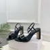 Dior CD Buckle One‑Strap High‑Heel Slide Sandals 8.5cm Heel #A68583