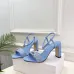 Dior CD Buckle One‑Strap High‑Heel Slide Sandals 8.5cm Heel #A68585