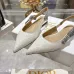Dior Shoes Dior pointed toe flat high heel sandals #B53124