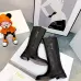 Dior 2026 AW British Style Leather Knee High Boots #A68528