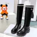 Dior 2026 AW British Style Leather Knee High Boots #A68529