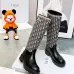 Dior 2026 AW Oblique Jacquard British‑Style Knee‑High Boots #A68530