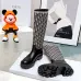 Dior 2026 AW Oblique Jacquard British‑Style Knee‑High Boots #A68530