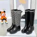 Dior 2026 AW Oblique Jacquard British‑Style Knee‑High Boots #A68530