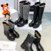 Dior 2026 AW Oblique Jacquard British‑Style Knee‑High Boots #A68530