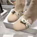 Dior Beige Suede Ankle Boots for Women with Logo Ribbon Strap & Block Heel #A69852