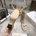 Dior Beige Suede Ankle Boots for Women with Logo Ribbon Strap & Block Heel #A69852