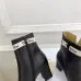 Dior Black Leather Ankle Boots for Women – Classic Block Heel, Side Zip, Logo Tape Detail #A69895