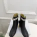 Dior Black Leather Ankle Boots for Women – Classic Block Heel, Side Zip, Logo Tape Detail #A69895