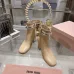 Dior J'ADIOR CD Logo Bow Chunky Heel Ankle Boots 8cm Heel #A68556