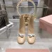 Dior J'ADIOR CD Logo Bow Chunky Heel Ankle Boots 8cm Heel #A68558
