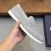 Dior Men’s Suede Leather Loafers, Calfskin Lining, Logo Hardware Detail #A67793