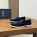 Dior Men’s Suede Leather Loafers, Calfskin Lining, Logo Hardware Detail #A67794