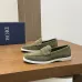 Dior Men’s Suede Leather Loafers, Calfskin Lining, Logo Hardware Detail #A67796